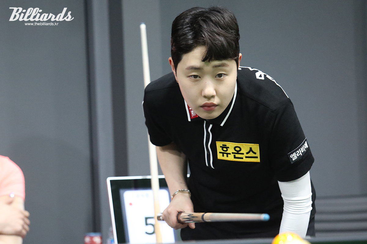 김세연(휴온스)은 16강에서 '개막전 우승자' 김민아(NH농협카드)를 2-1로 꺾었다.  사진=고양/이용휘 기자