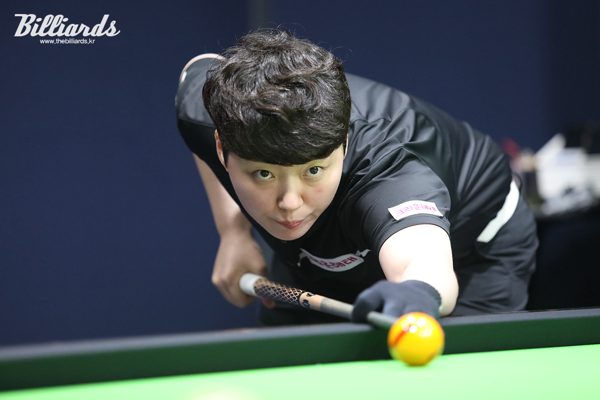 이우경(에스와이)에게 2-0으로 승리한 백민주(크라운해태).  사진=고양/이용휘 기자