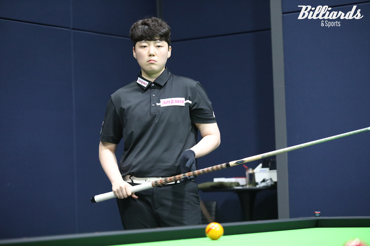 정은영과 결승에서 만나는 백민주(크라운해태). 백민주는 8강에서 김진아(하나카드)에게 1점 차로 신승을 거두고 통산 6번째 준결승 진출에 성공했다.  사진=고양/이용휘 기자