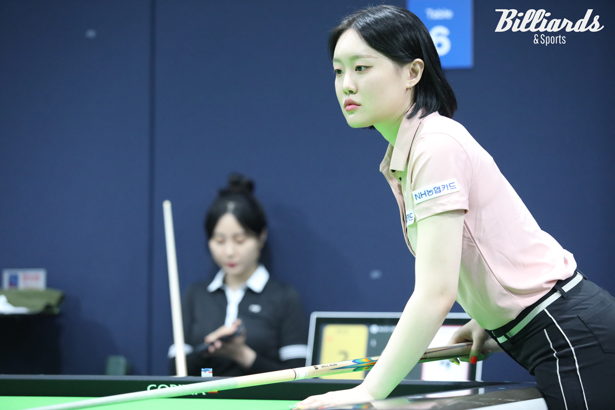 정은영에게 8강에서 패한 김보미(NH농협카드).  사진=고양/이용휘 기자