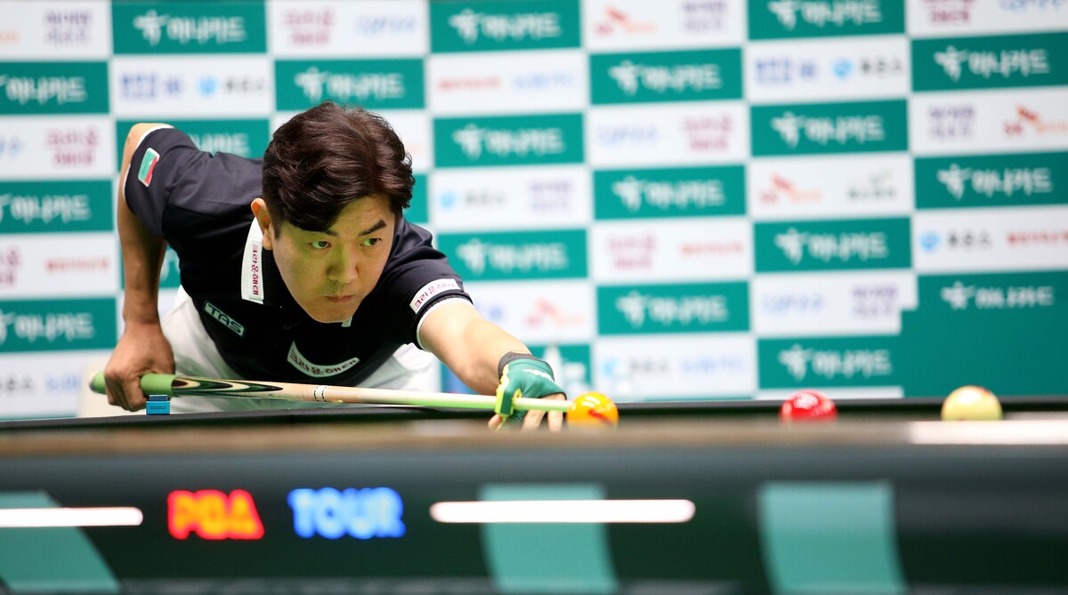 16강 김재근(크라운해태).  사진=PBA 제공