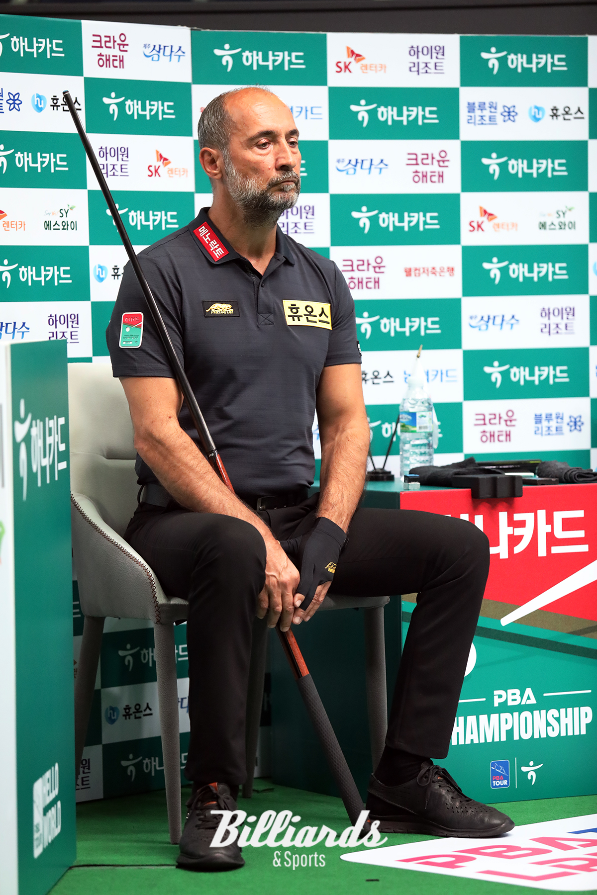 3차 투어에서 통산 두 번째 우승을 노렸던 '미스터 매직' 세미 사이그너(휴온스)가 아쉽게 8강에서 탈락했다.  사진=고양/이용휘 기자