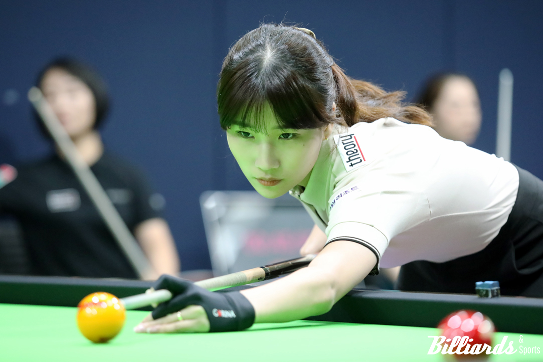 용현지는 이번 대회 16강전에서 '하이런 9점'을 득점해 종전 개인 최고기록이었던 8점을 1점 더 갱신했다.  사진=고양/이용휘 기자