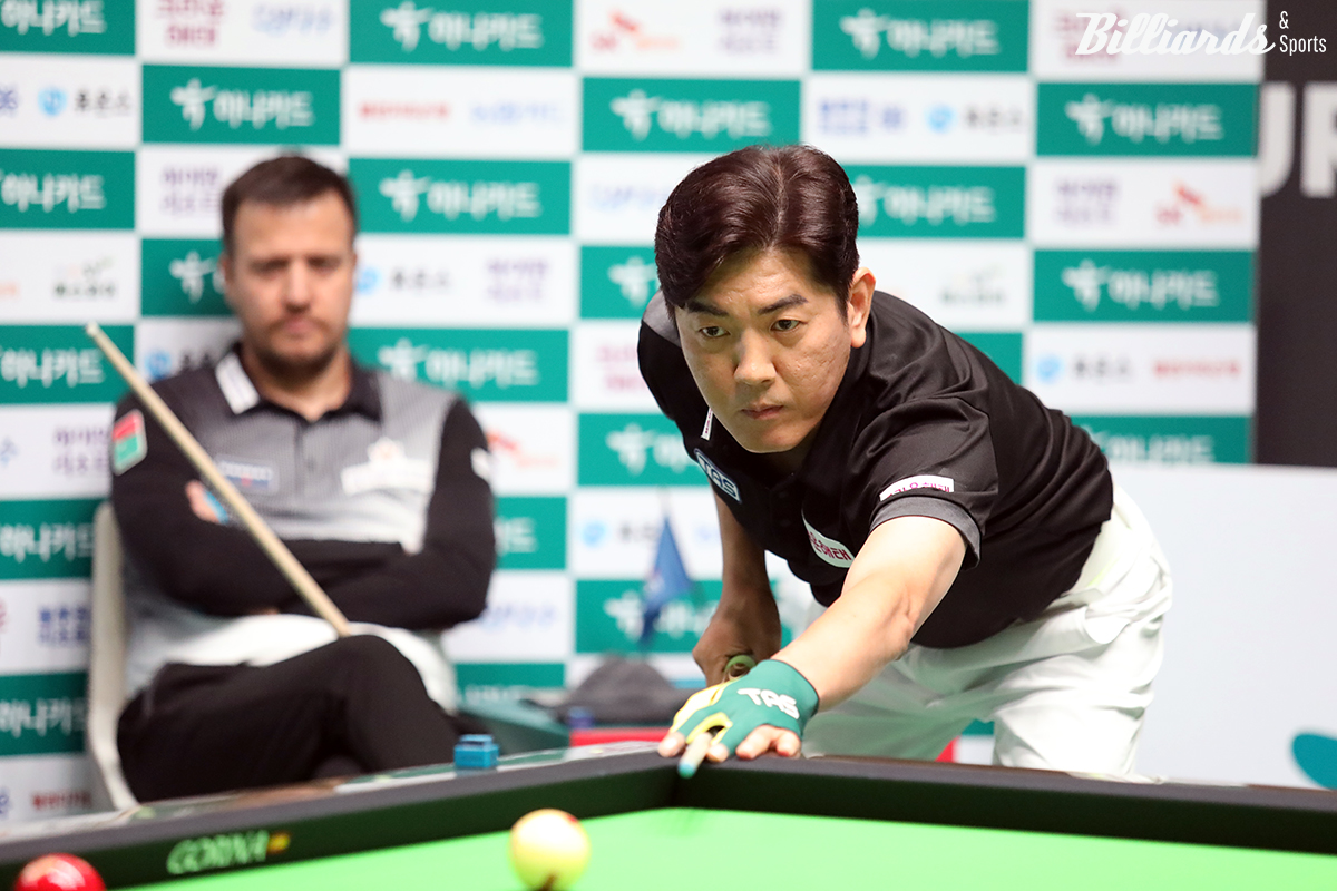 '킹스맨' 김재근(크라운해태)은 한국 선수 중 유일하게 준결승에 진출해 체넷과 풀세트 승부를 벌였으나 아쉽게 패해 결승 진출에는 실패했다.   사진=고양/김민영 기자