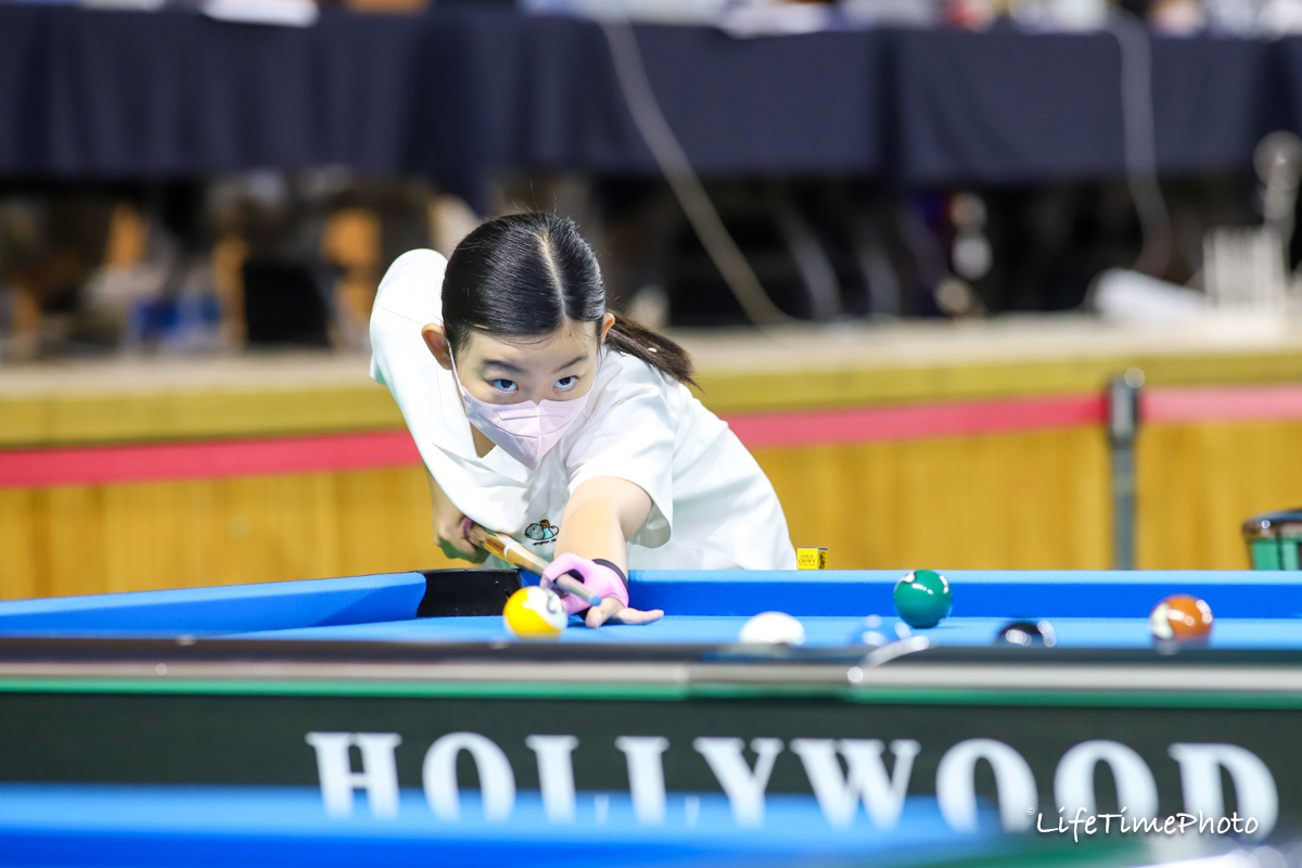 포켓 9볼 초중등부 경기 장면.  사진=KBF 제공