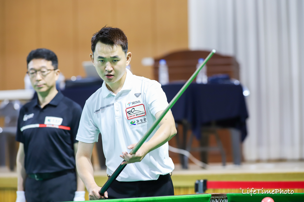 황용(서울시청)이 1년 만에 전국당구대회 스누커 종목 우승을 차지했다.  사진=KBF 제공