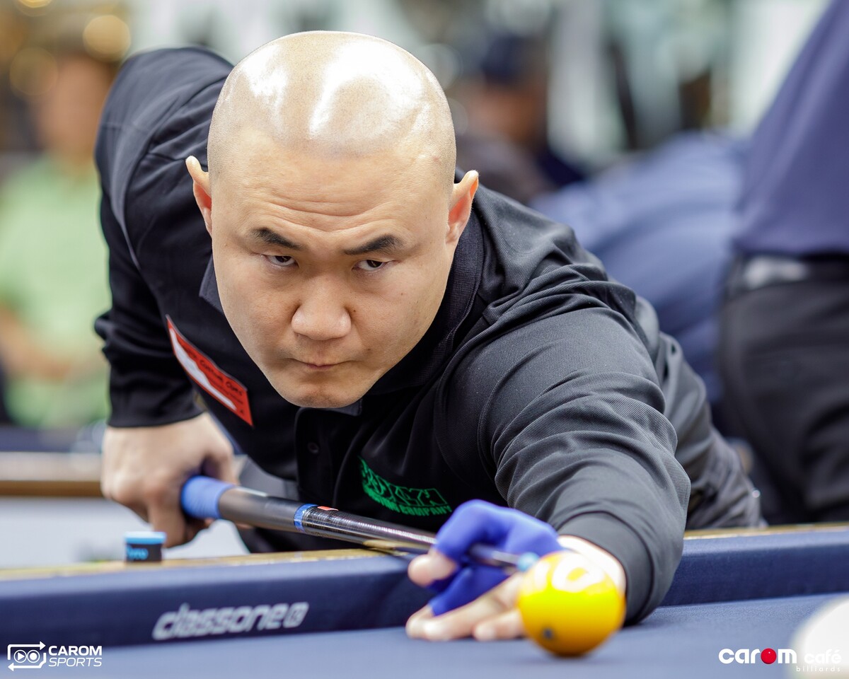한국계 참가자 중 유일하게 8강까지 올라간 이태규(미국).  사진=캐롬카페 제공