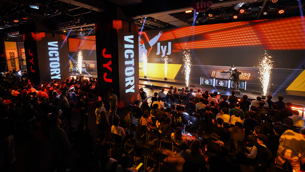 '비타500 콜로세움'에서 열린 e-스포츠 대회 장면. 사진=아프리카TV 제공