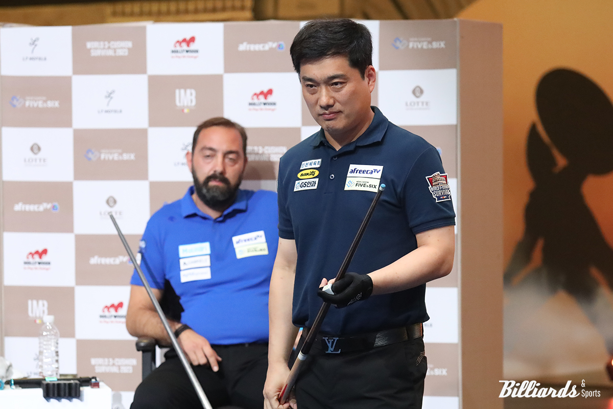 차명종은 막판까지 블롬달과 2위 경쟁을 벌였으나 마지막 이닝 득점에 실패하며 조 3위로 밀려나고 말았다. 사진=잠실/김민영 기자