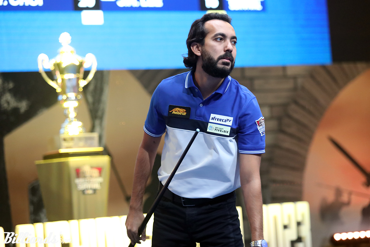 이번 대회 1차 본선 최고 '하이런 16점타'로 한 방에 48점을 올리며 F조 1위에 오른 '이집트 왕자' 사메 시덤.   사진=잠실/이용휘 기자