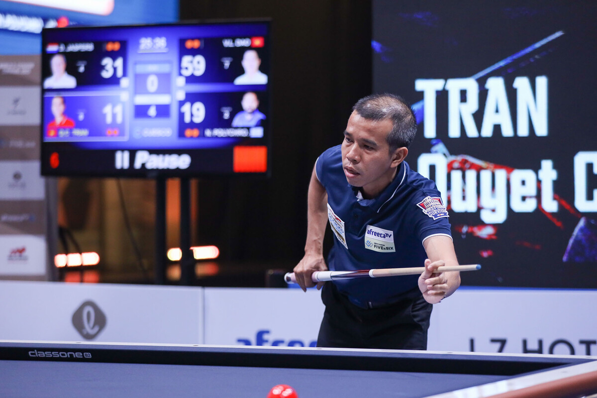 후반 막판에 살아났던 쩐뀌엣찌엔은 21타로 3위에 머물렀다.