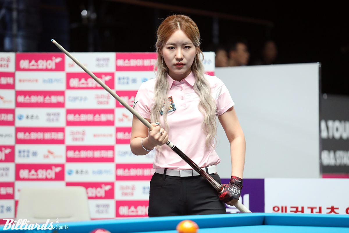 최연주가 스롱 피아비(블루원리조트)와 오수정을 꺾고 8강에 진출, 프로 첫 4강 입성을 노리게 됐다.  사진=고양/이용휘 기자