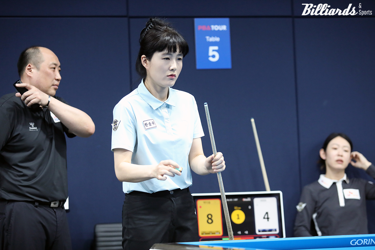 박다솜은 히다 오리에(SK렌터카)에 이어 김세연(휴온스)마저 제압하고 처음으로 8강에 진출했다.