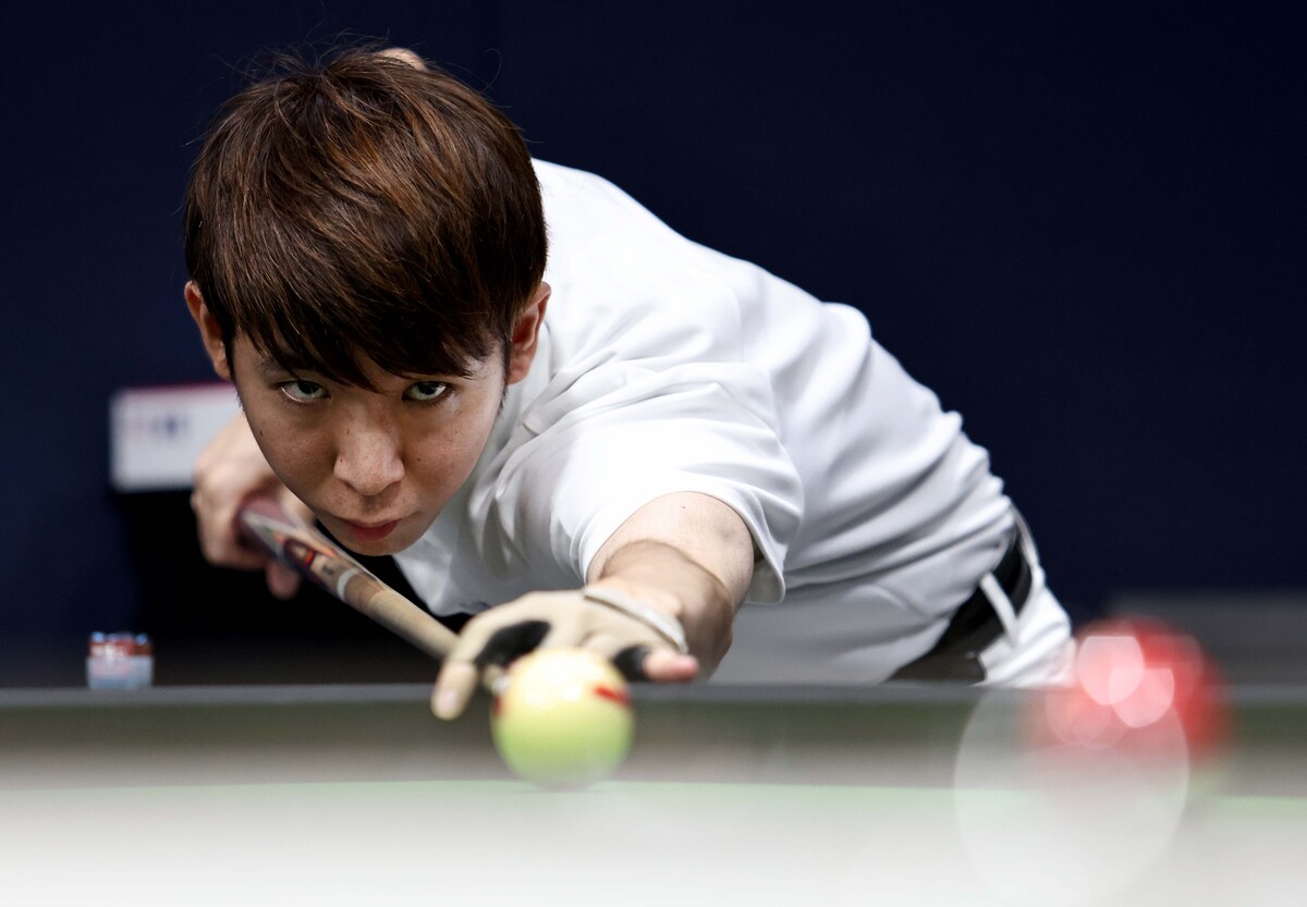 프로에서 처음으로 8강에 올라온 모리 유스케(일본). 