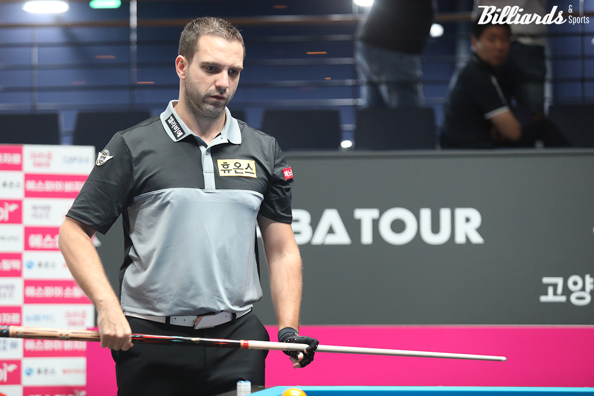 거침 없이 질주하던 팔라존은 오태준에게 일격을 맞아 10경기 연속 승리를 마감하며 16강에서 탈락했다.   사진=고양/김민영 기자