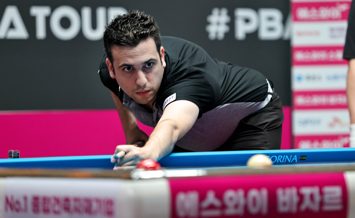 16강에서 김재근에게 꺾인 '스페인 선봉장' 다비드 사파타(블루원리조트).