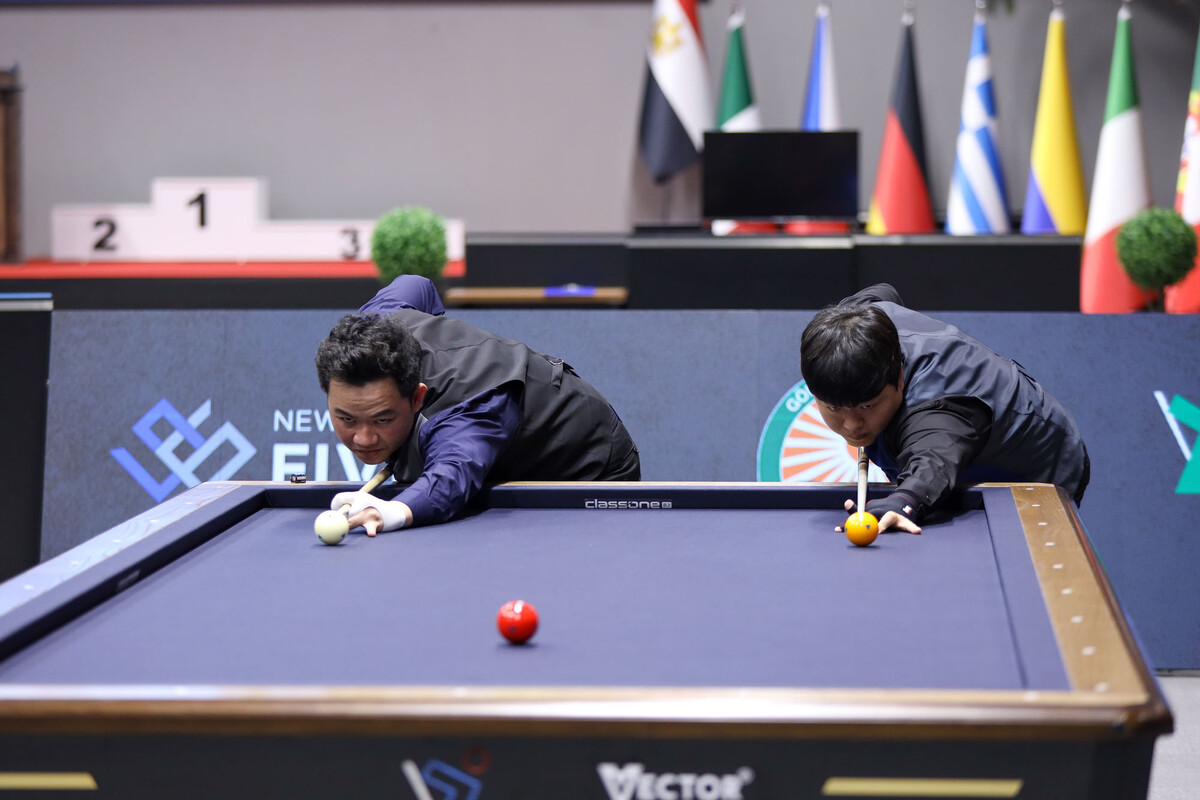 바오프엉빈과 조명우의 준결승전 뱅킹. 사진=아프리카TV 제공