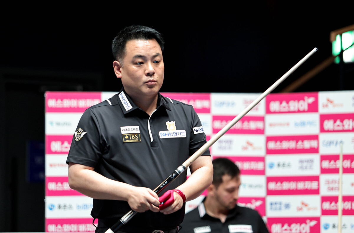 조재호는 매 세트 벌어진 승부처에서 전반적으로 운이 따라주지 않아 아쉽게 큐를 접었다.