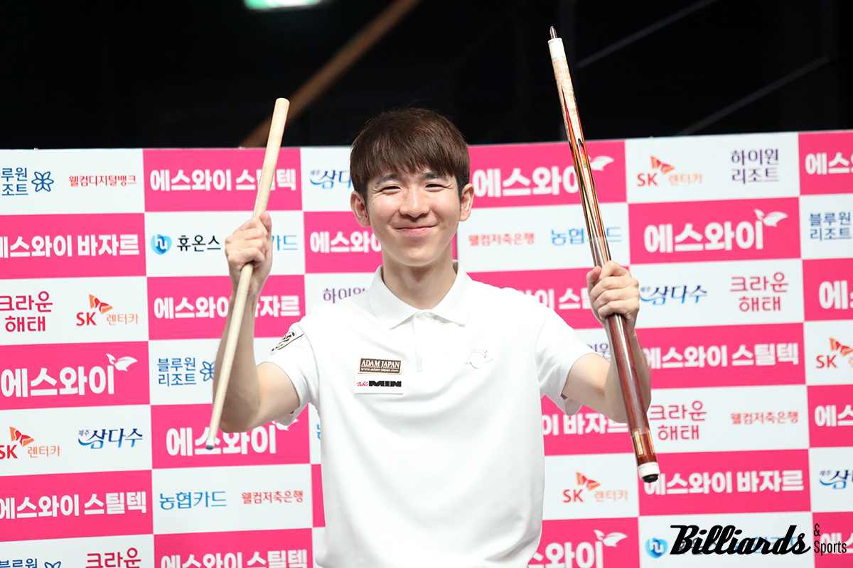 준결승전 승리 후 밝게 웃는 모리 유스케. 사진=고양/김민영 기자