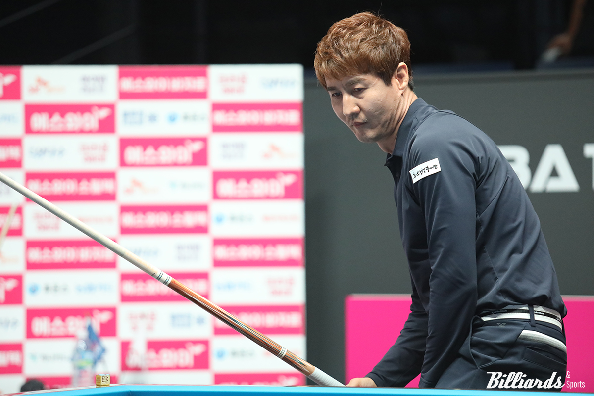 모리 유스케와 끝까지 팽팽한 접전을 벌인 박기호. 사진=고양/김민영 기자