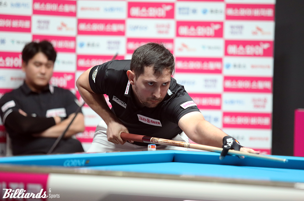 준결승에서 오태준(크라운해태)과 경기 중인 마르티네스.  사진=고양/김민영 기자