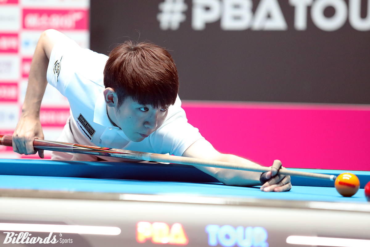 결승에서 마르티네스와 대결하는 일본의 모리 유스케.  사진=고양/김민영 기자