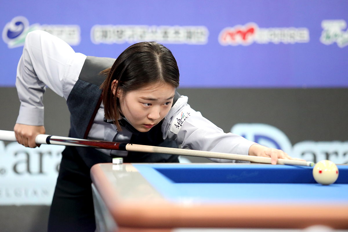 제11회 세계여자3쿠션선수권대회에 처음 출전하는 한국의 김하은(충북).  사진=빌리어즈앤스포츠DB