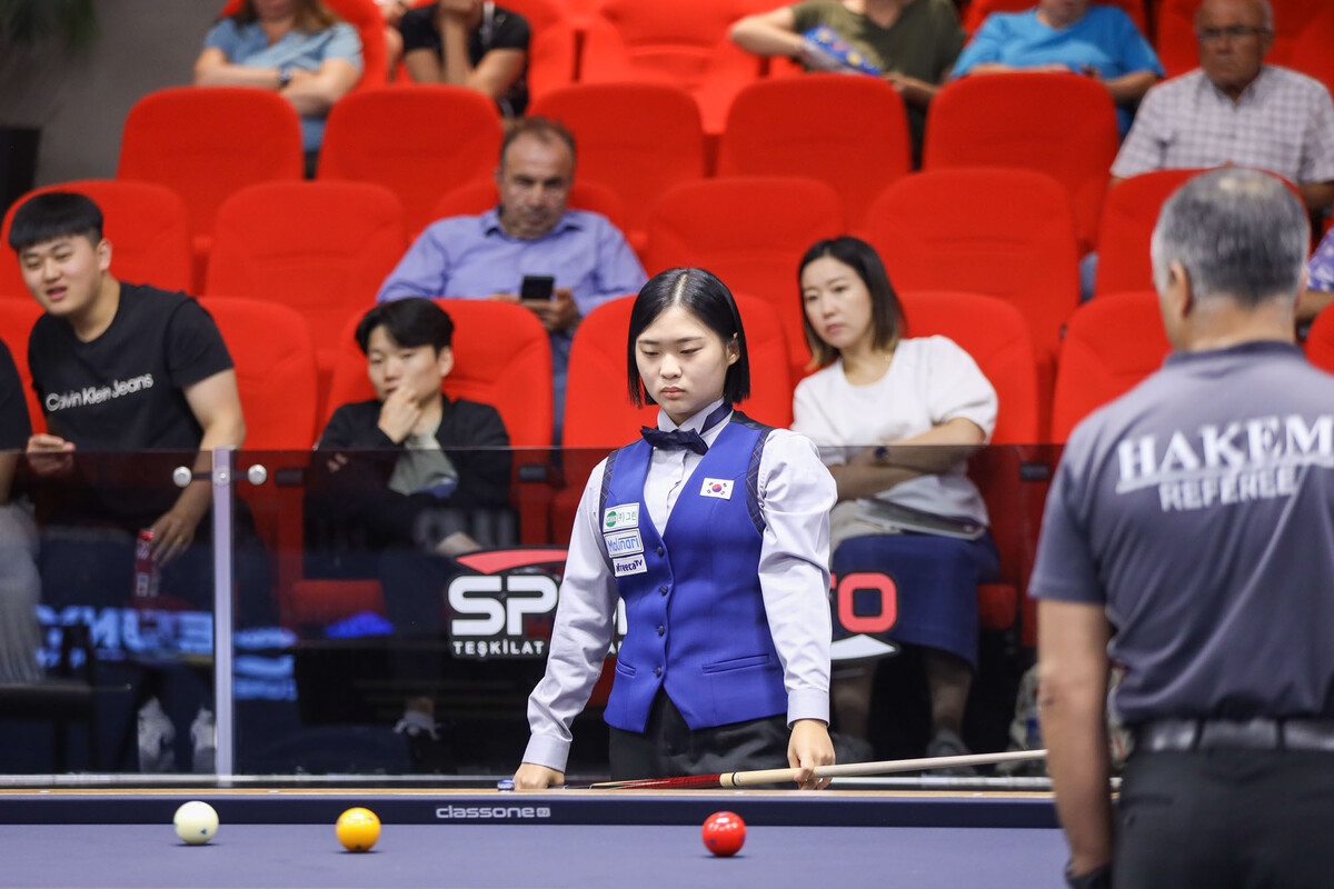 김하은(충북)이 승리까지 3점을 남겨두고 역전을 허용해 아쉽게 결승 진출에 실패했다.  사진=파이브앤식스 제공