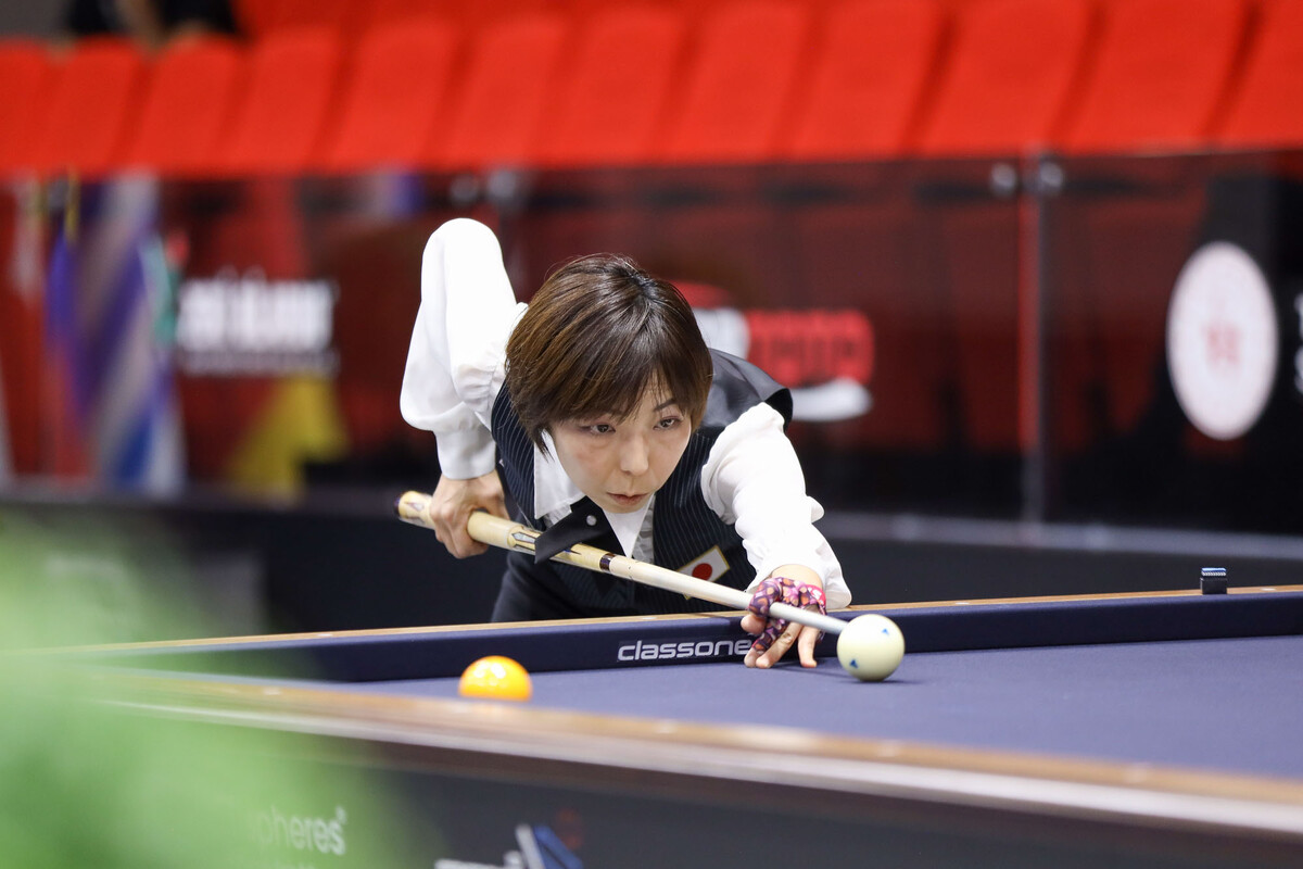 통산 세 번째 결승 진출을 달성한 일본의 베테랑 선수 니시모토 유코.