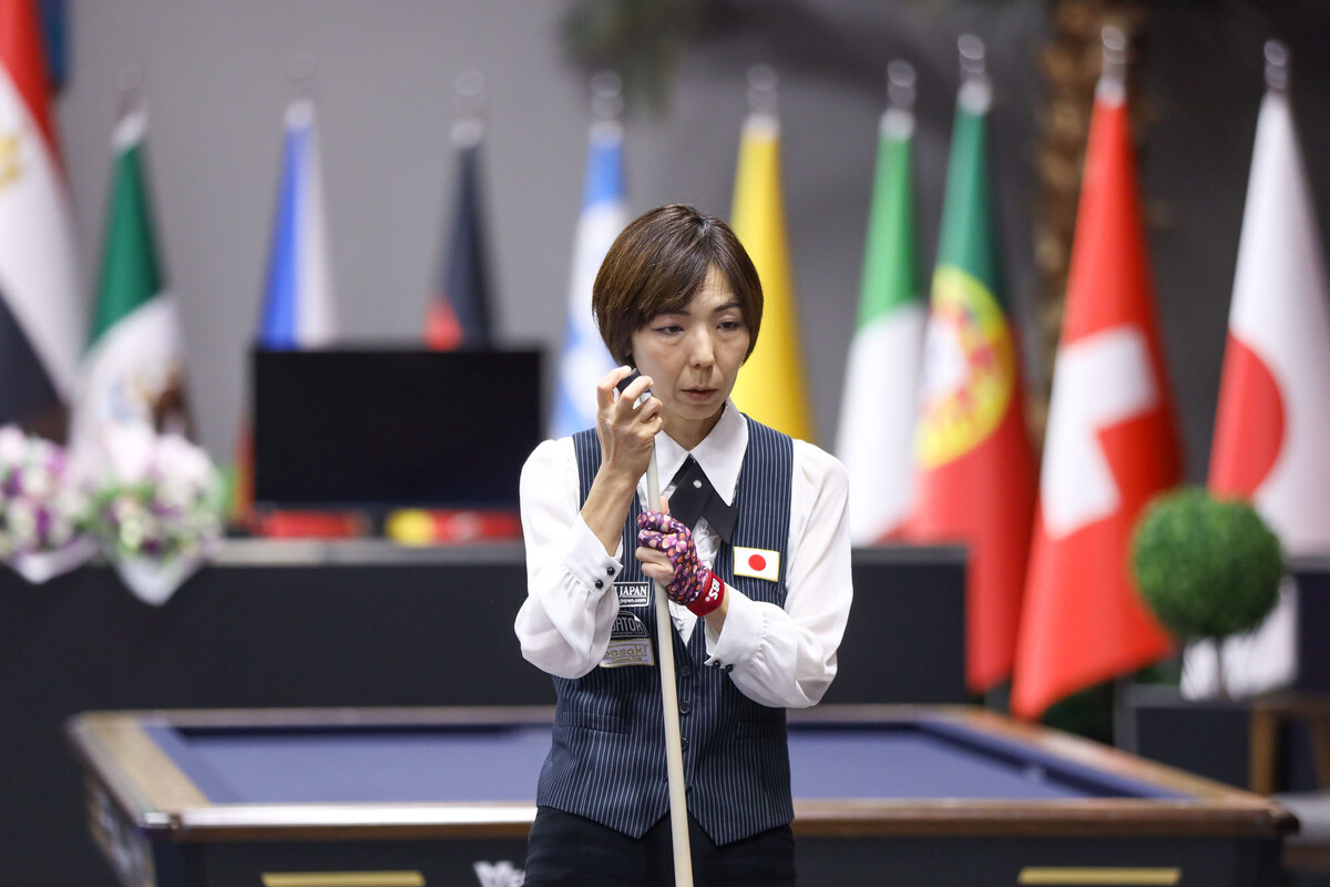 준결승에서 무서운 뒷심을 발휘하며 한국의 김하은(충북)에게 역전승을 거두고 결승에 올라왔던 니시모토는 이신영에게 져 통산 세 번째 준우승을 기록했다.