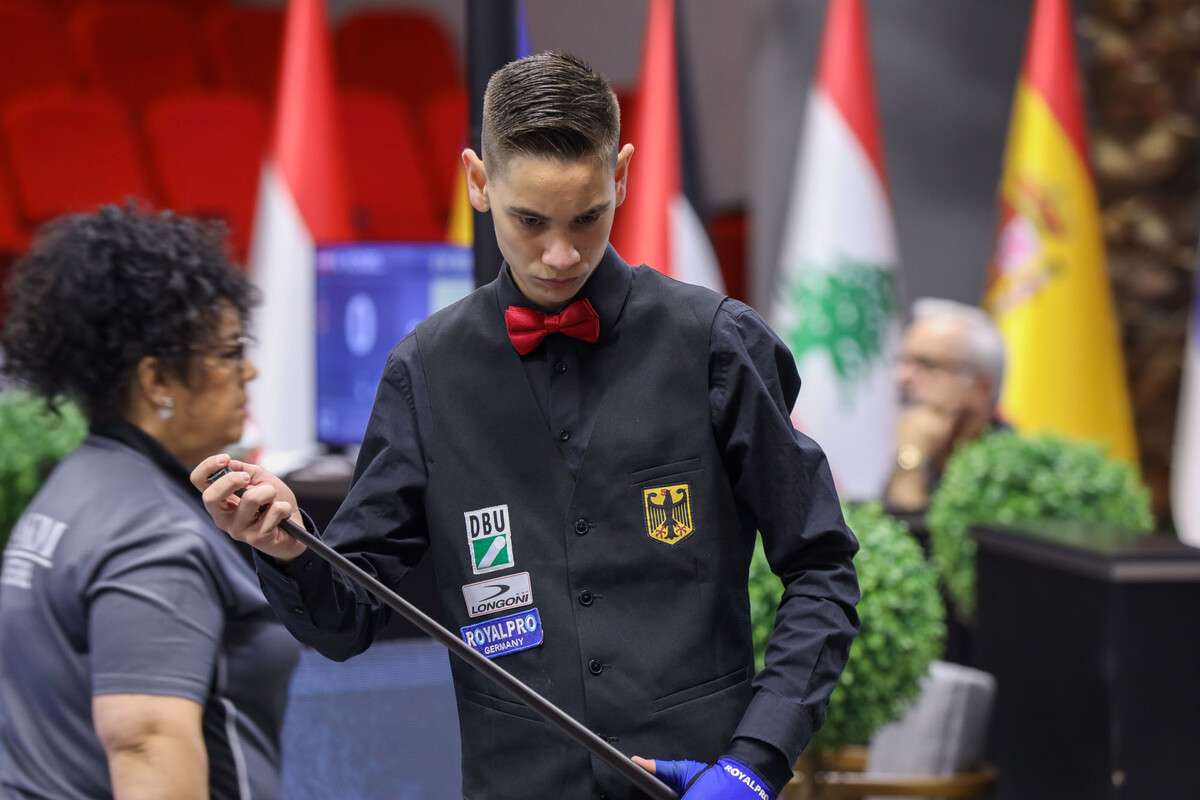 2008년생 최연소 출전자인 아미르 이브라이모프(독일).