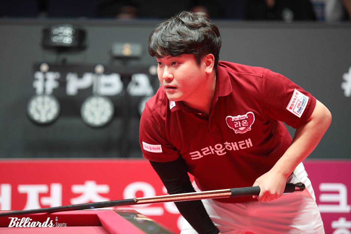 3세트에 출전해 조재호와 대결하는 오태준. 사진=고양/이용휘 기자