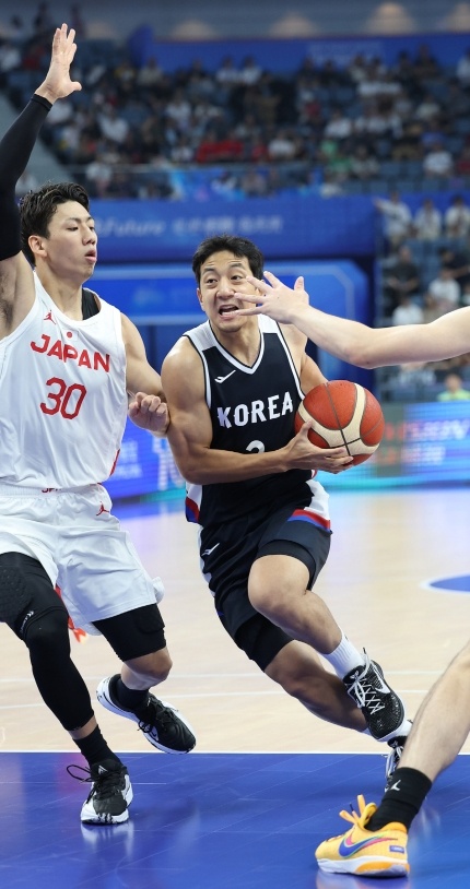 한국 남자 농구 대표팀이 일본에 져 아시안게임 메달 획득의 먹구름이 꼈다. 사진=연합뉴스