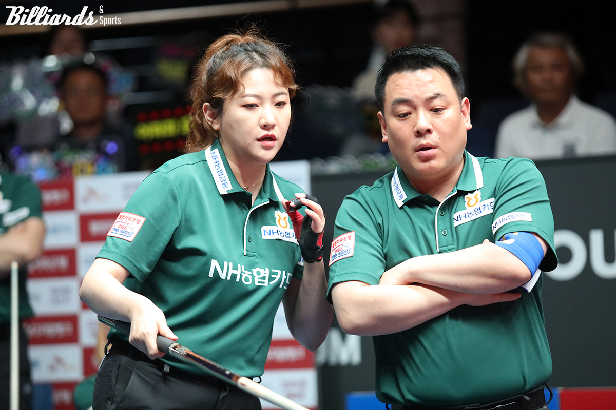 팀리그에서도 2세트 여자복식에서 가장 눈부신 활약을 펼치며 NH농협카드가 '전승(8승) 우승'의 금자탑을 쌓는 데 크게 기여했다.