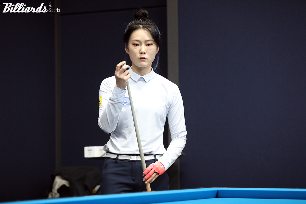 8강에서 김가영과 맞붙는 정다혜.