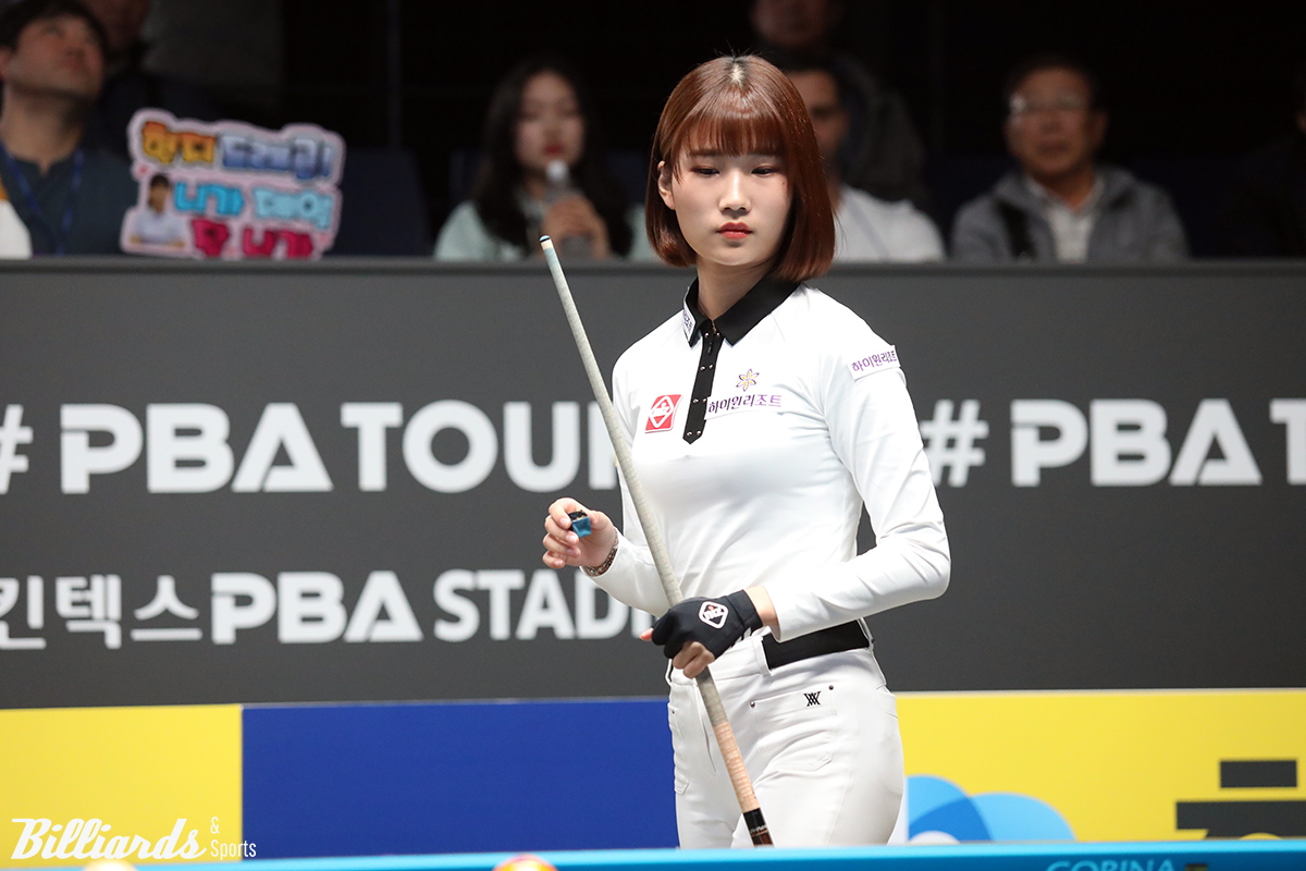 두 대회 연속 8강에 진출한 용현지(하이원리조트)