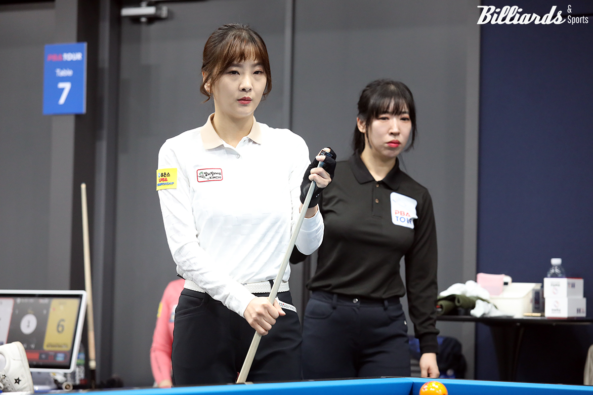 김상아는 오후 5시에 강지은과 8강전을 치른다.