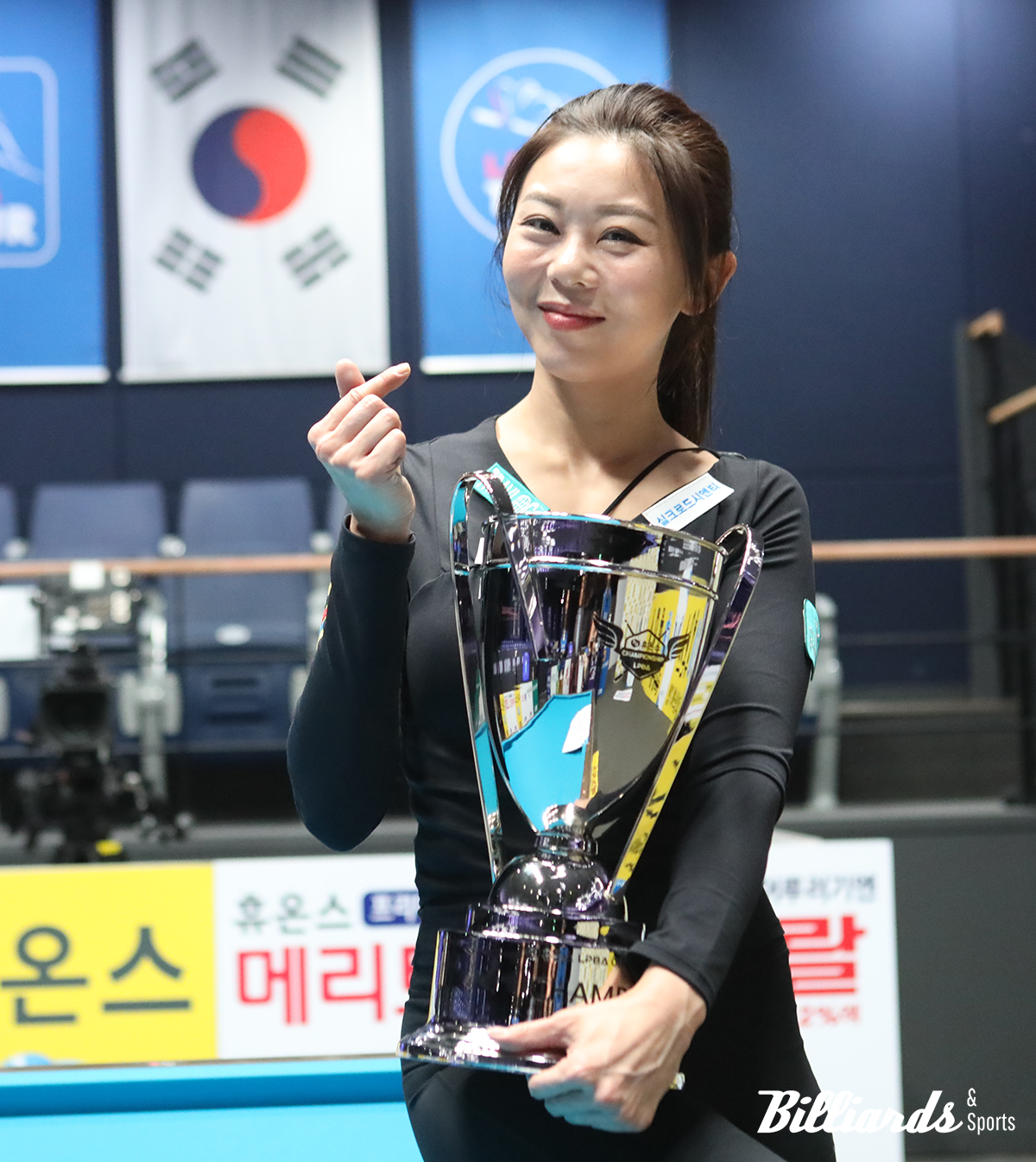 6번째 트로피를 품에 안은 김가영. 사진=고양/이용휘 기자