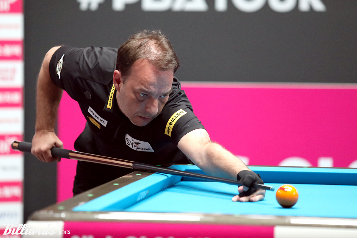 '3쿠션 사대천왕' 다니엘 산체스(에스와이)가 24일 오전 11시에 시작되는 '휴온스 챔피언십' 128강전에 출전한다.  사진=빌리어즈앤스포츠 DB