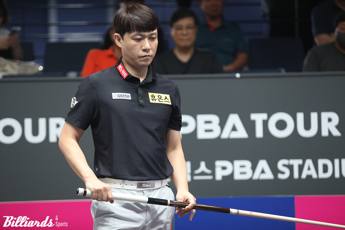 개인투어 첫 승리에 다시 도전하는 최성원(휴온스). 최성원은 25일 오전 11시에 튀르키예의 륏피 체네트(하이원리조트)와 128강전을 치른다.