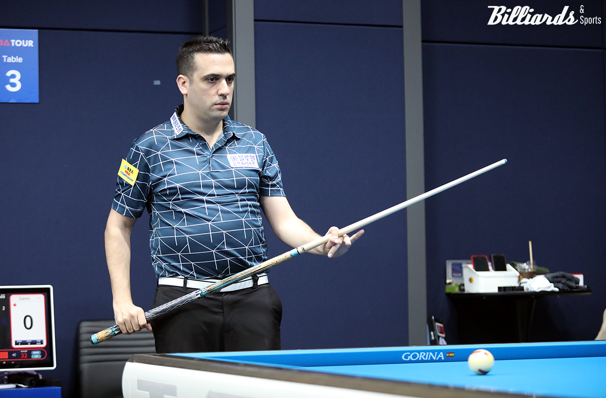 사파타는 45점을 득점하는 동안 뱅크 샷이 단 1개밖에 없었고, 나머지 43득점은 모두 1점짜리 점수였다.