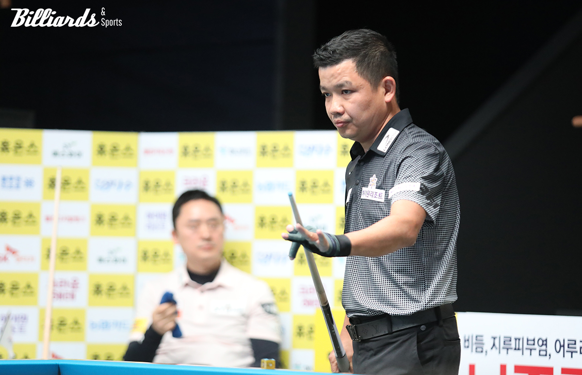 황득희와의 32강전에서 1점 차로 승리한 응우옌득아인찌엔. 사진=고양/이용휘 기자