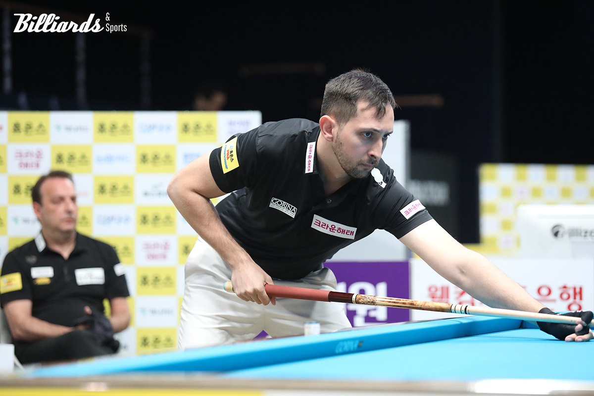 다니엘 산체스를 세트스코어 3-1로 꺾은 마르티네스. 사진=고양/이용휘 기자