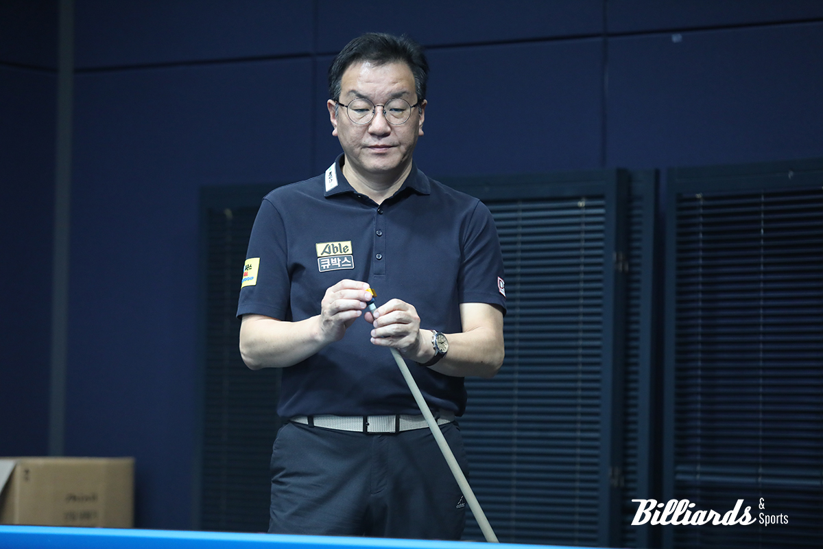 이상용과 16강 경기를 치른 신동민. 사진=고양/이용휘 기자