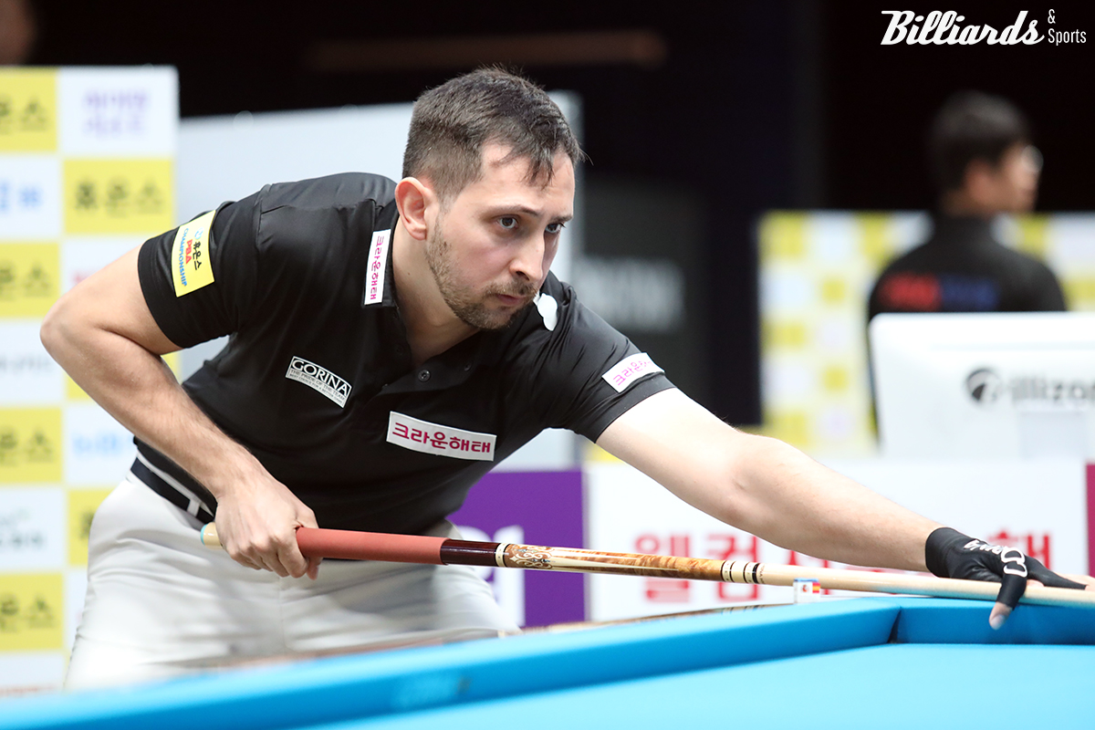 엄상필과 4년여 만에 이번 '휴온스 챔피언십' 8강에서 대결하는 다비드 마르티네스(크라운해태).