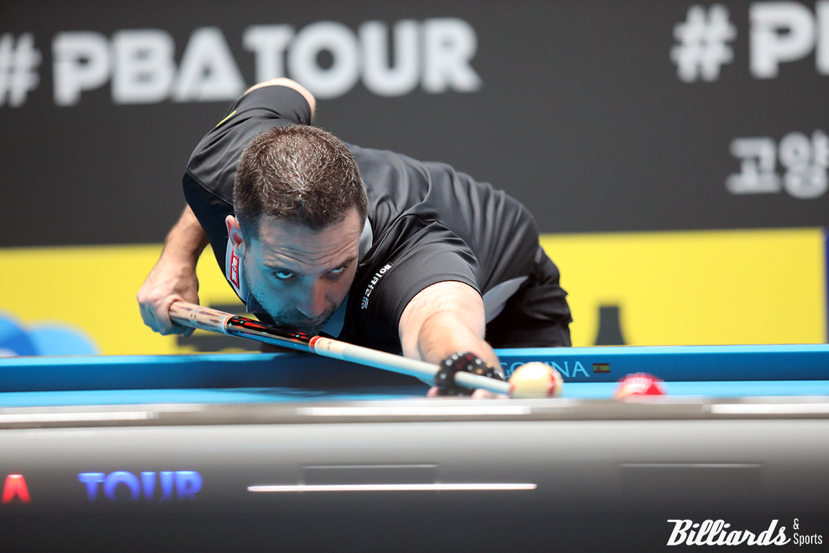 3차 투어에 이어 5차 투어에서 다시 준결승에 올라온 팔라존은 징검다리 우승(시즌 2승)과 소속 팀 타이틀스폰서 투어 우승 두 마리 토끼를 잡고 있다. 30일 계속되는 준결승에서는 지난 4차 투어 우승자인 마르티네스와 진검승부를 벌이게 됐다.