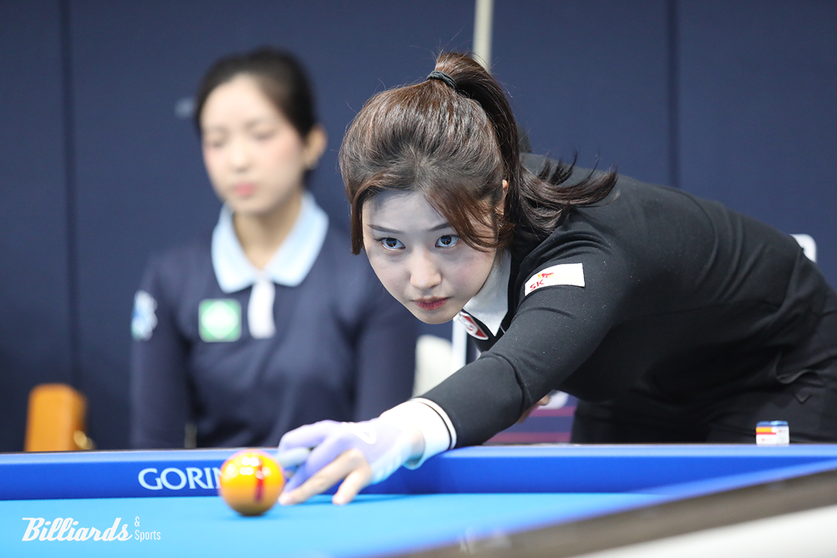 조예은은 전지우를 1점 차로 꺾고 64강에 올랐다. 사진=고양/이용휘 기자