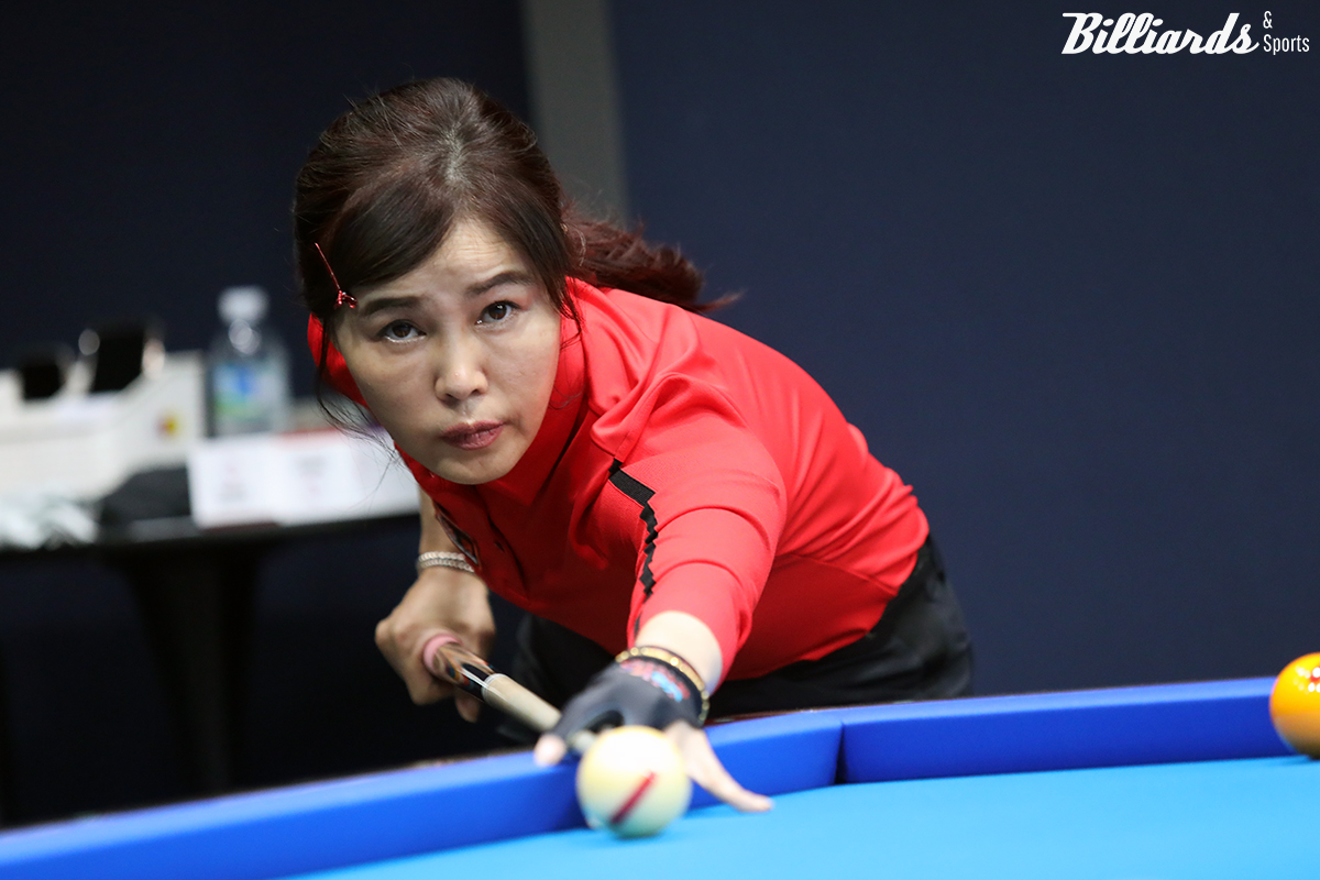 32강전에서 김가영과 맞붙는 박지현.