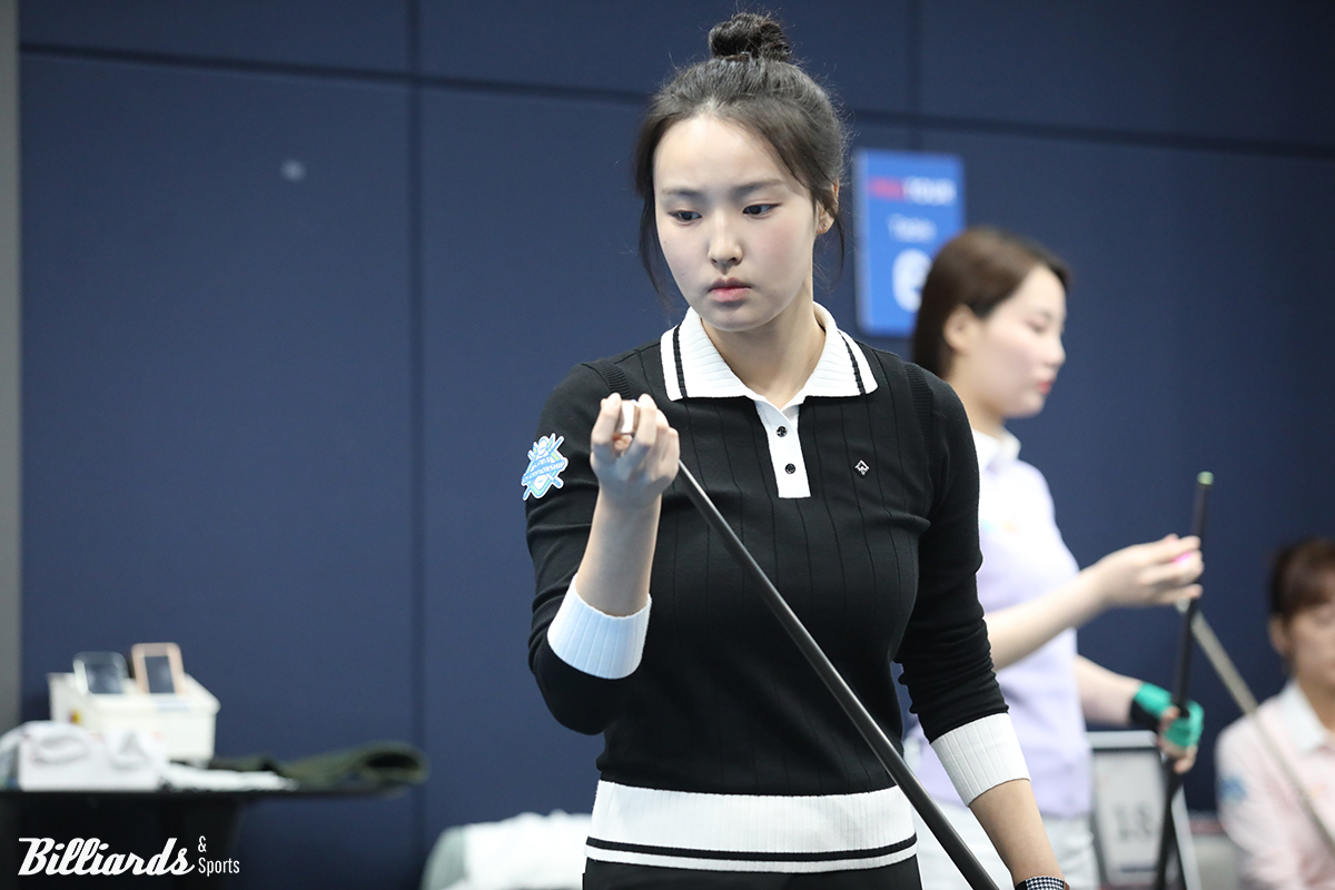 김명화 대결 중인 김지연. 사진=고양/이용휘 기자