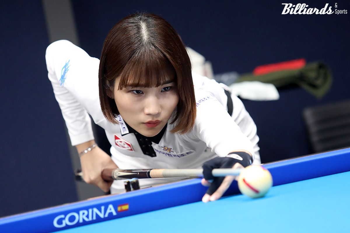 용현지는 64강전에서 애버리지 1.923을 기록해 이번 6차 투어 64강까지 최고 애버리지를 기록하고 있다.